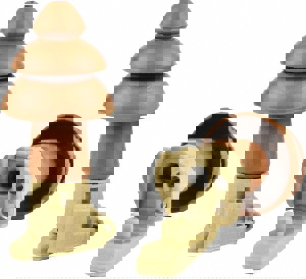 Earplug: 24dB, Rubber, Flanged, Push-In Stem, Corded